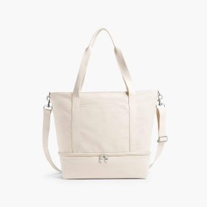 Loandsons Catalina Deluxe Tote - Eco Friendly Canvas - Natural