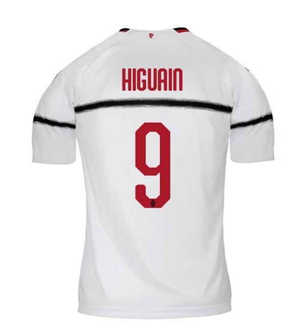 Soccer Jersey Club AC Milan Higuain Away Jersey 2018/19