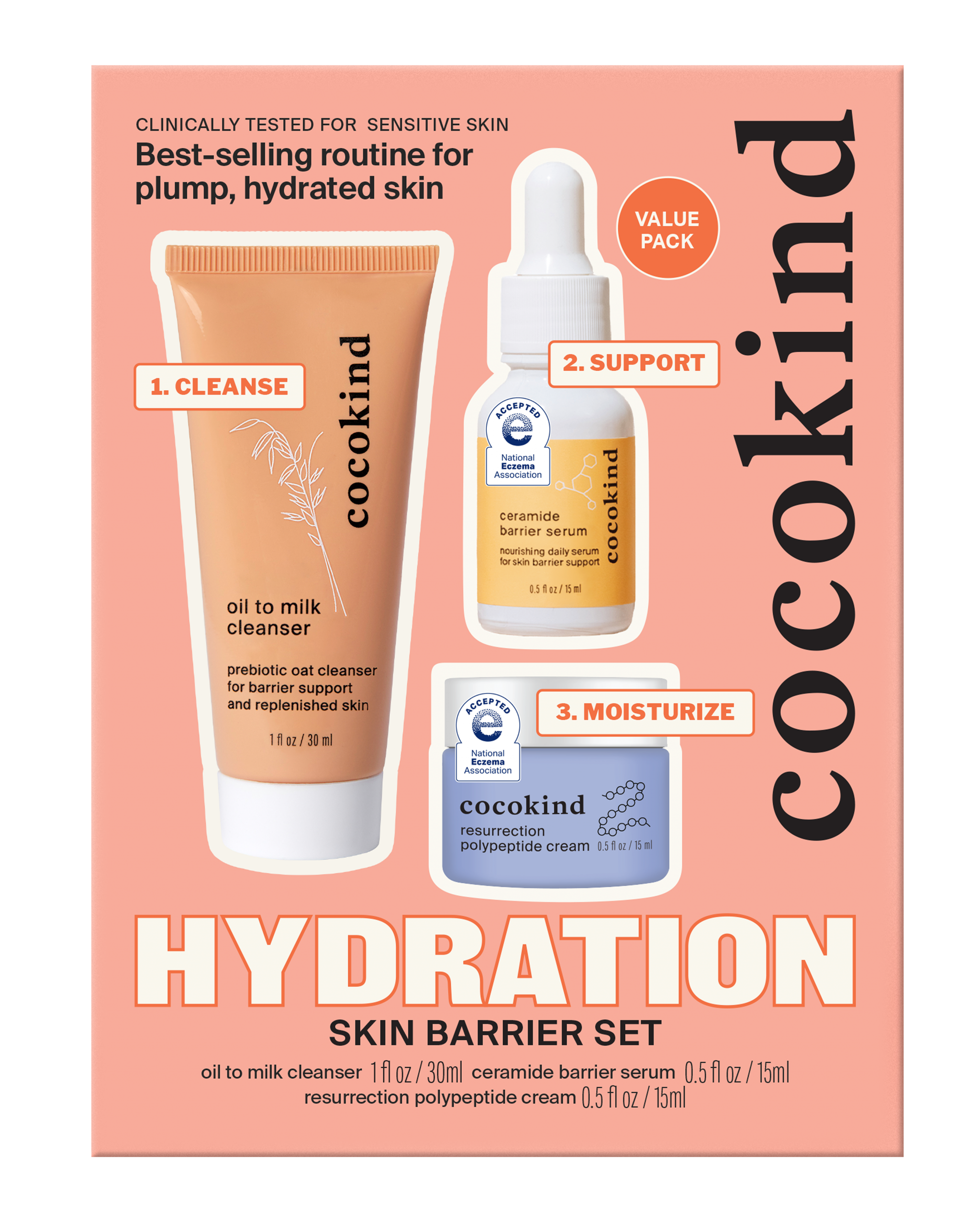 Cocokind hydration skin barrier set