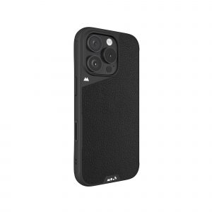 Mous Black Leather Protective Phone Case with Camera Control Button - Limitless