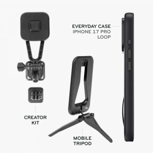Peak Design Everyday Loop Case | iPhone 17 Pro | Black | Bundle 2