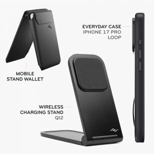 Peak Design Everyday Loop Case | iPhone 17 Pro | Black | Bundle 1