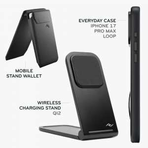 Peak Design Everyday Loop Case | iPhone 17 Pro Max | Black | Bundle 1