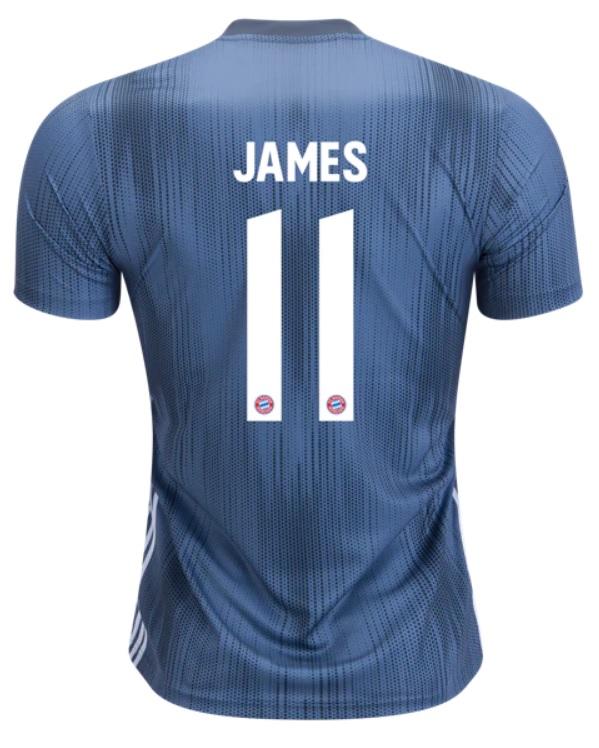 Soccer Jersey Club James Bayern Munich 18/19 Third Jersey