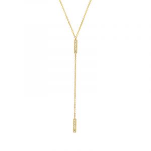 Jennifer Meyer Diamond Short Bar Lariat