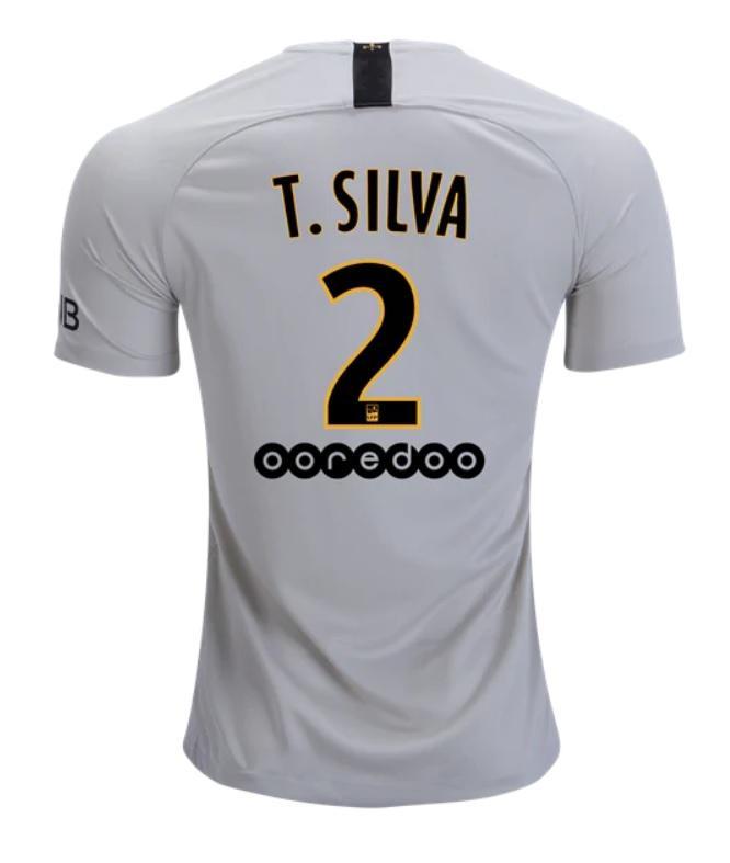 Soccer Point PSG Thiago Silva Away Jersey 2018/19