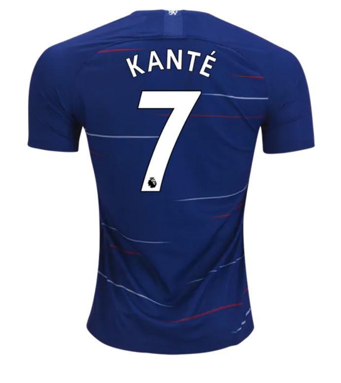 Soccer Jersey Club Chelsea Kante Home Jersey 2018/19