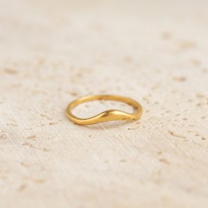 Linjer Organic Wavy Ring - Bea