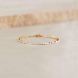 Linjer Tennis Bracelet - Audrey