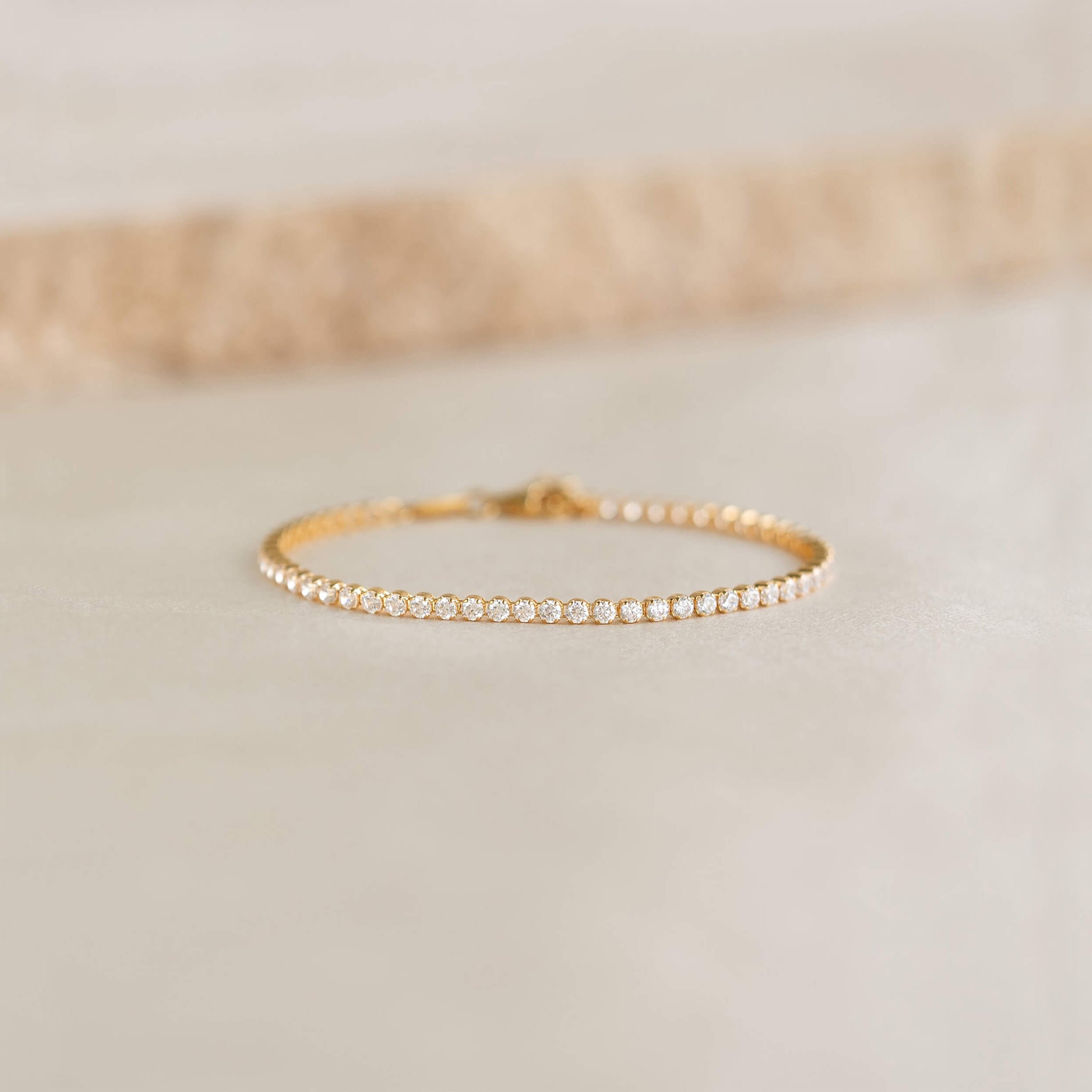 Linjer Tennis Bracelet - Audrey