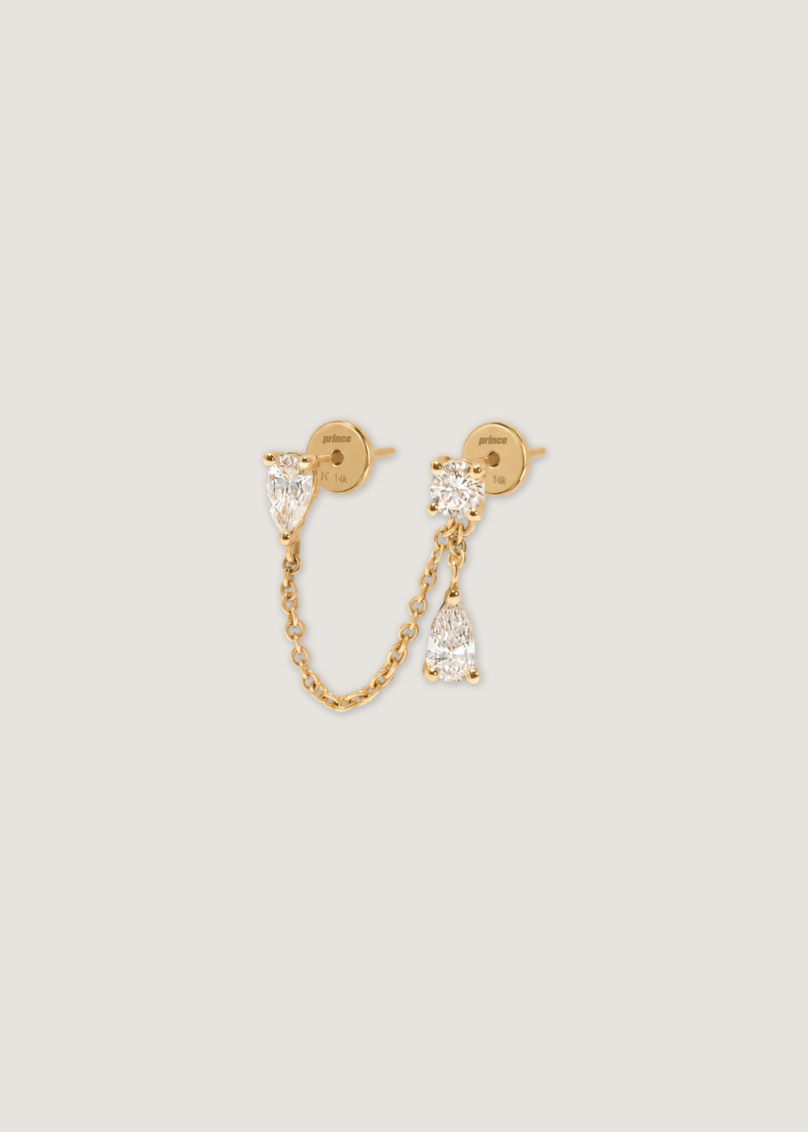 Kinn Studio Doubles Diamond Chain Earring