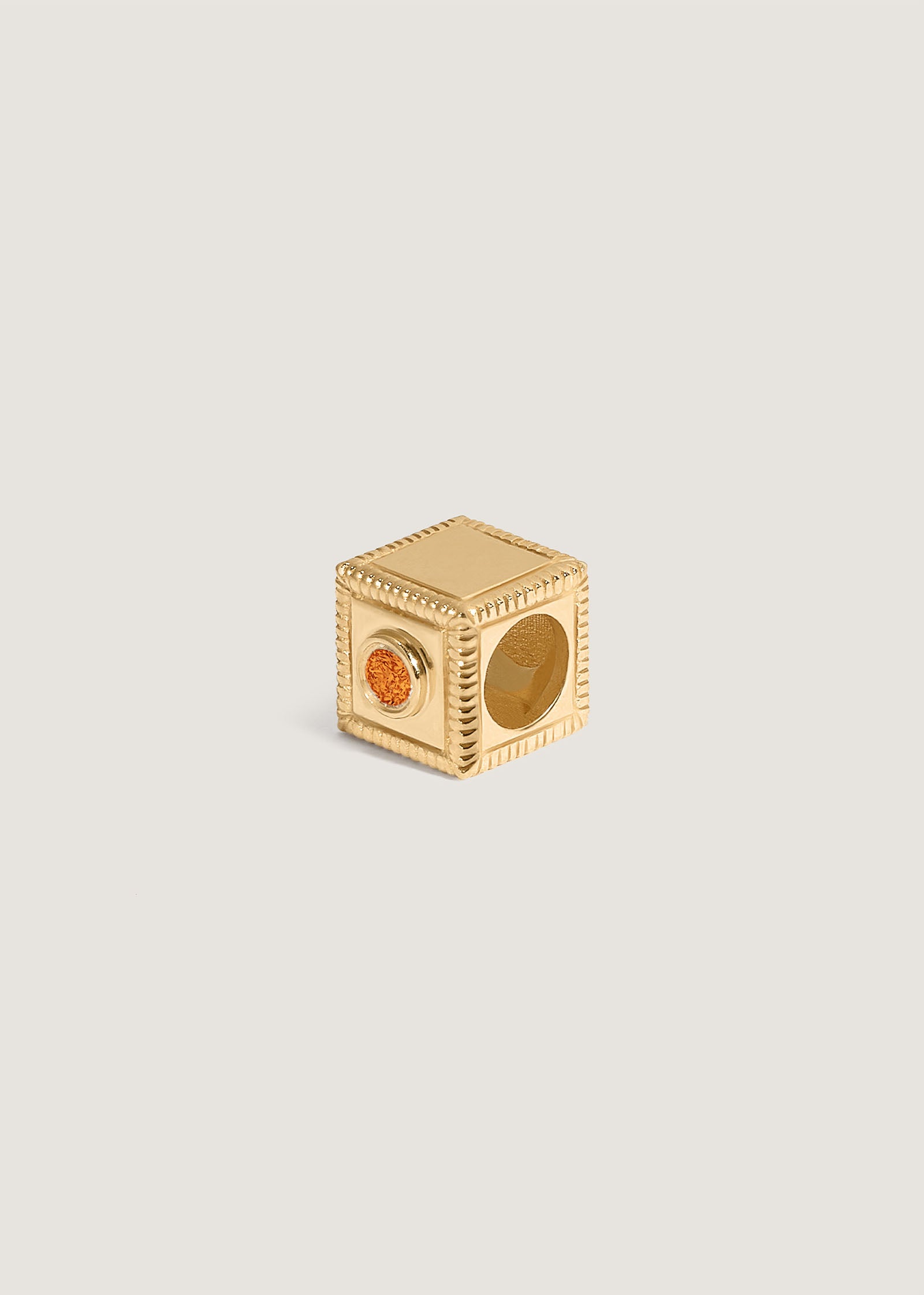 Kinn Studio Chapter Custom Birthstone Charm Citrine