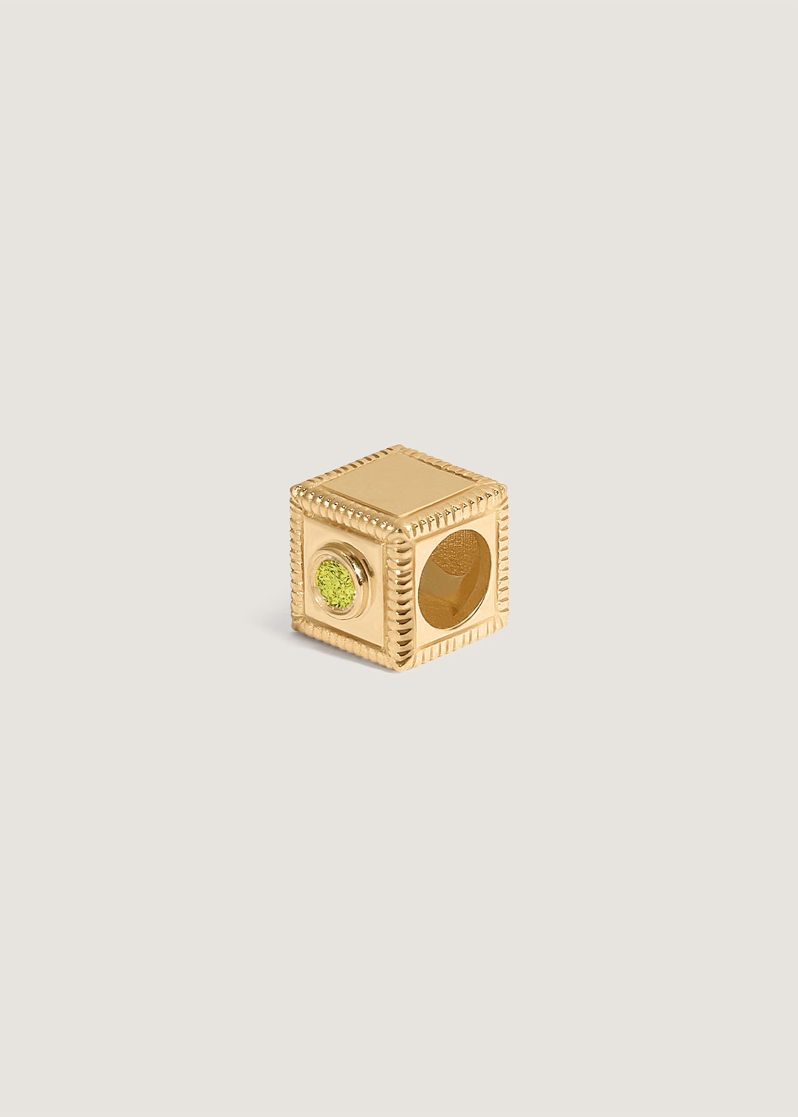 Kinn Studio Chapter Custom Birthstone Charm Peridot