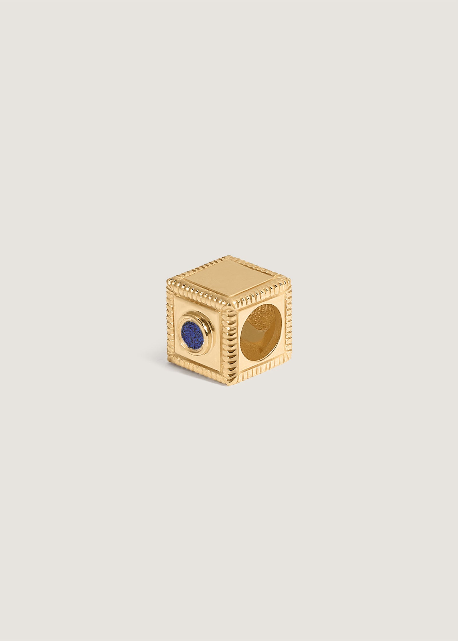 Kinn Studio Chapter Custom Birthstone Charm Blue Sapphire
