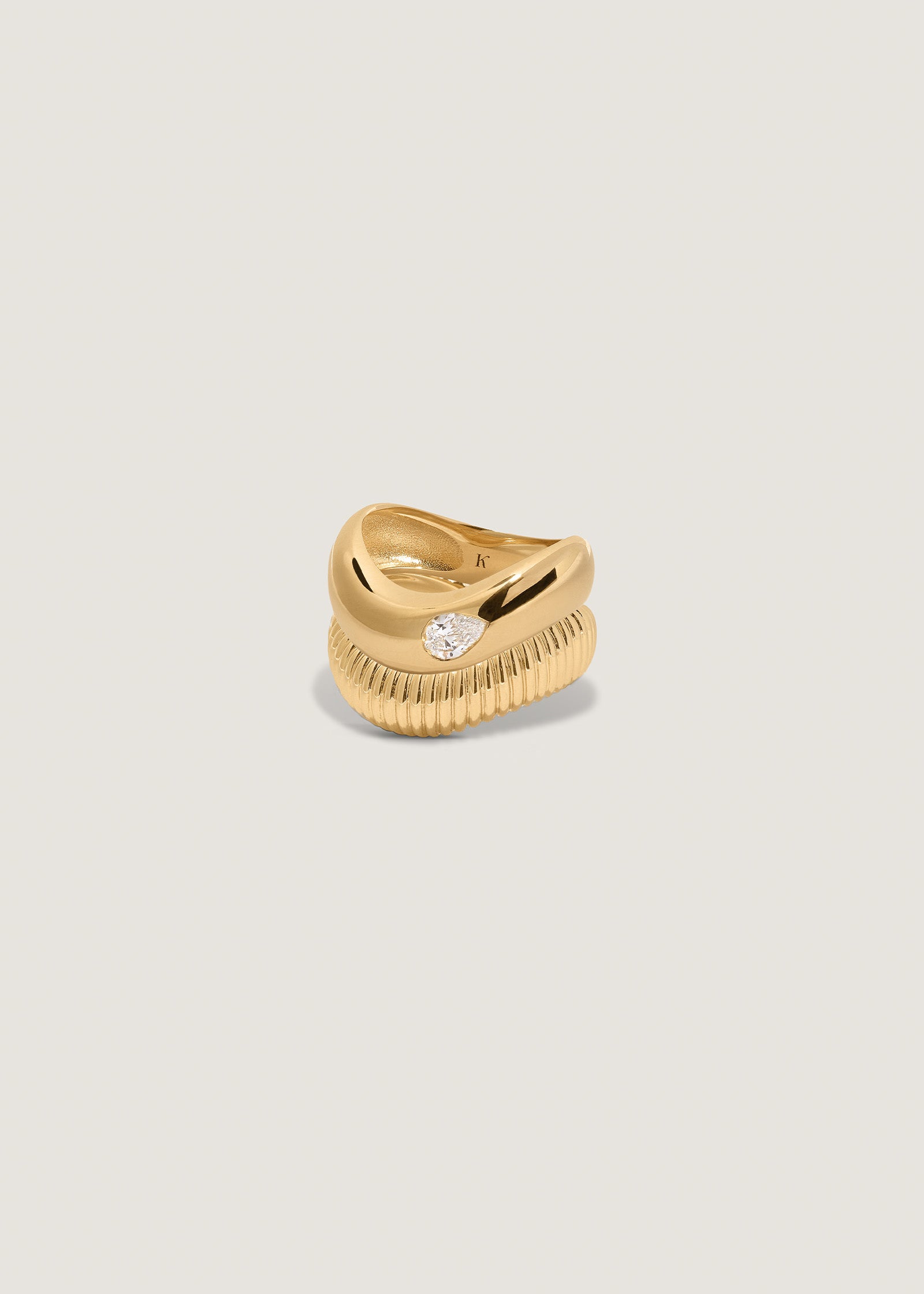 Kinn Studio Demi Curve & Coil Ring Stack