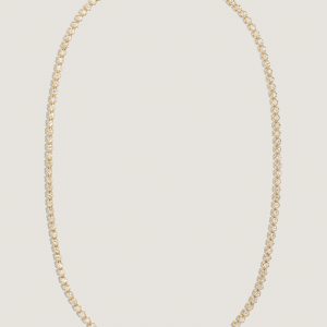 Kinn Studio Madison Diamond Tennis Necklace Yellow Gold