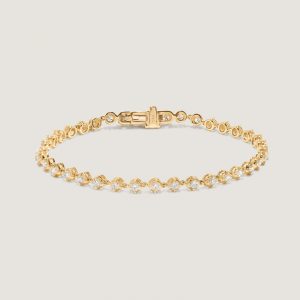Kinn Studio Martina Linked Bezel Tennis Bracelet