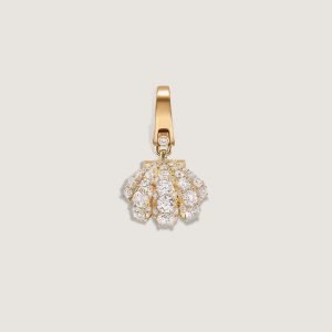 Kinn Studio Pavé Diamond Shell Charm