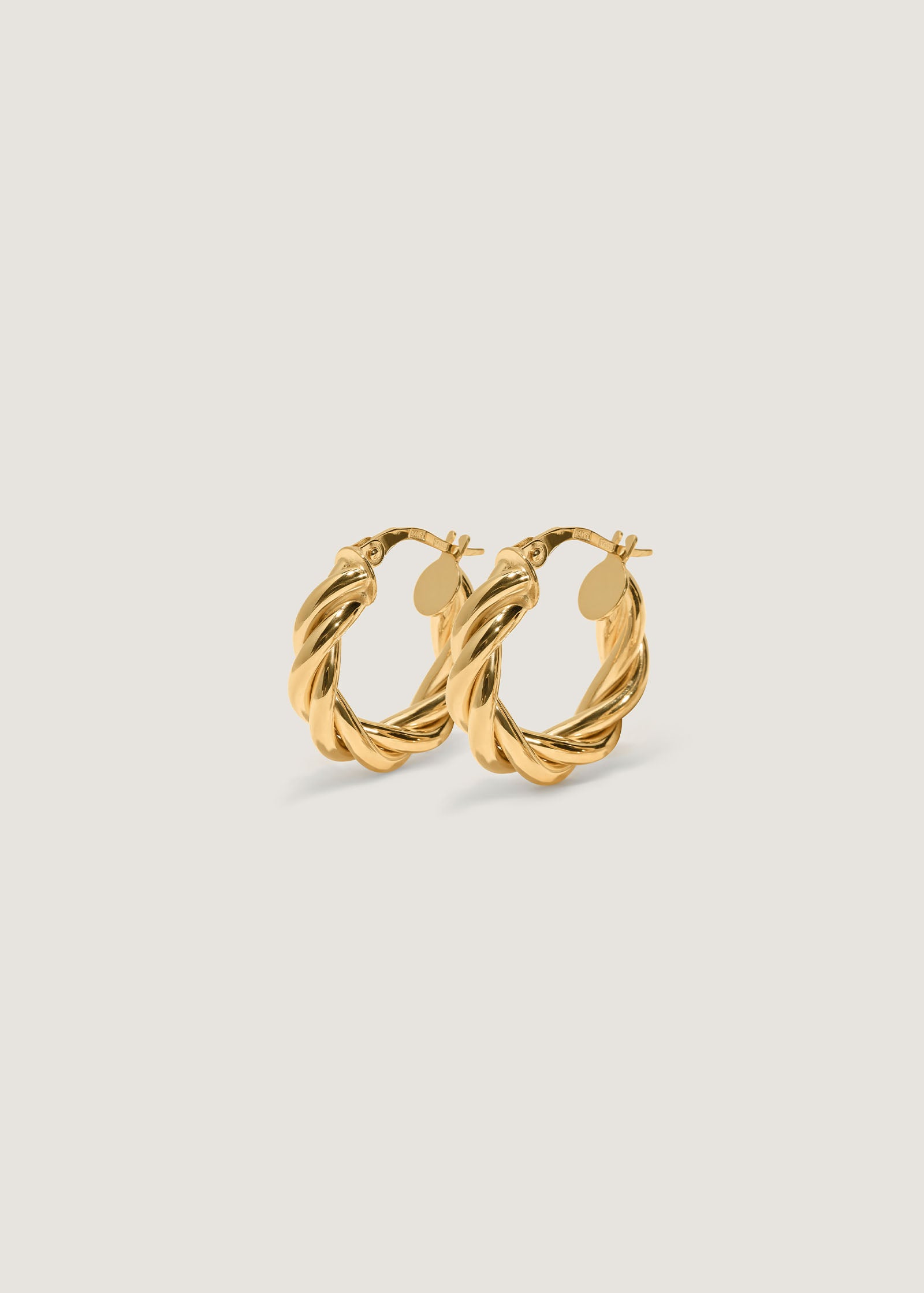 Kinn Studio Petite Taylor Twist Hoop Earrings