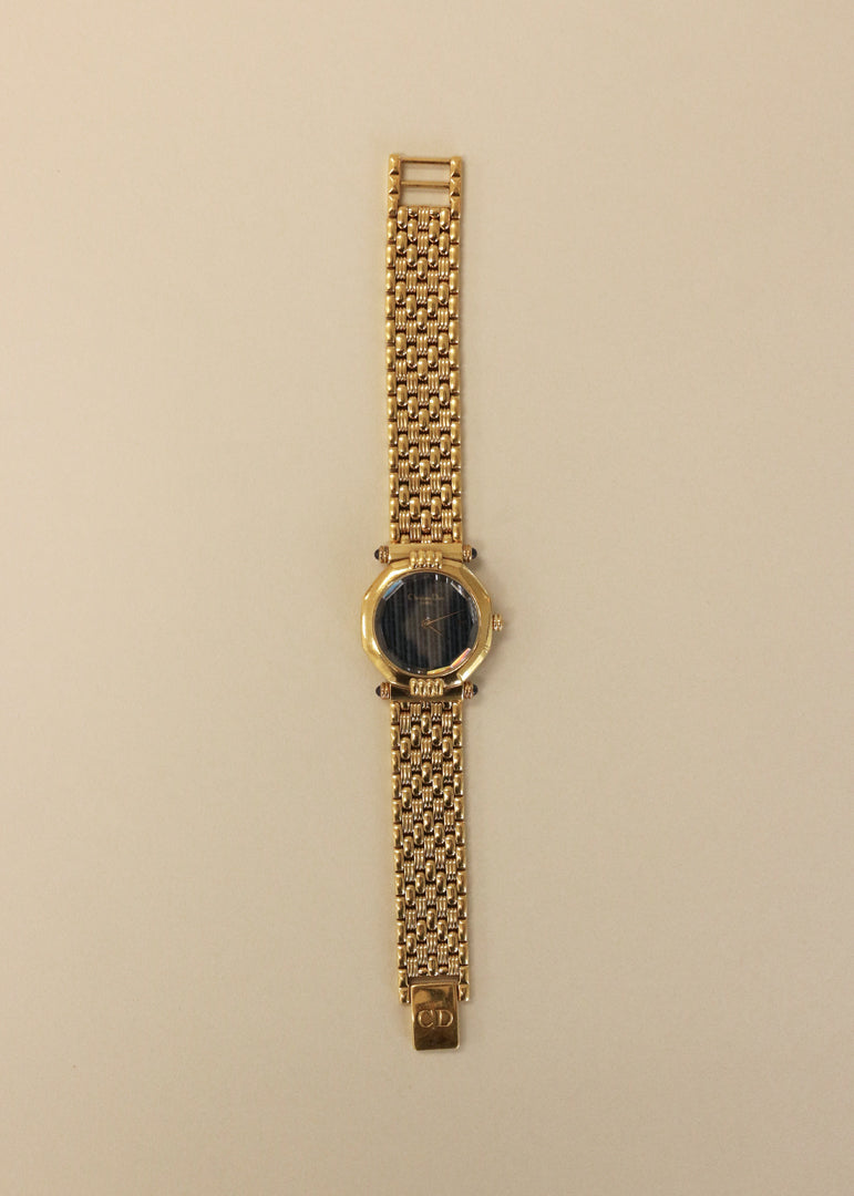 Kinn Studio Vintage Christian Dior Gold Watch