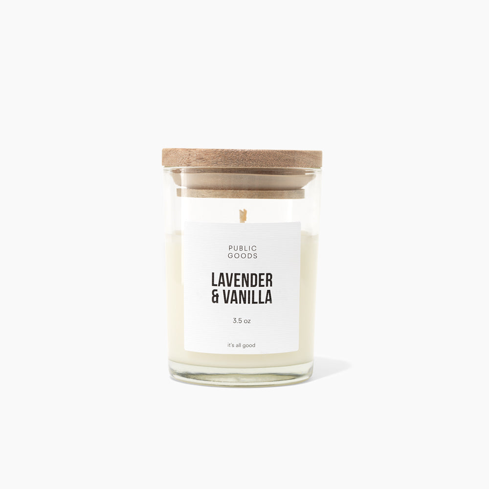 Public Goods Lavender & Vanilla Soy Candle