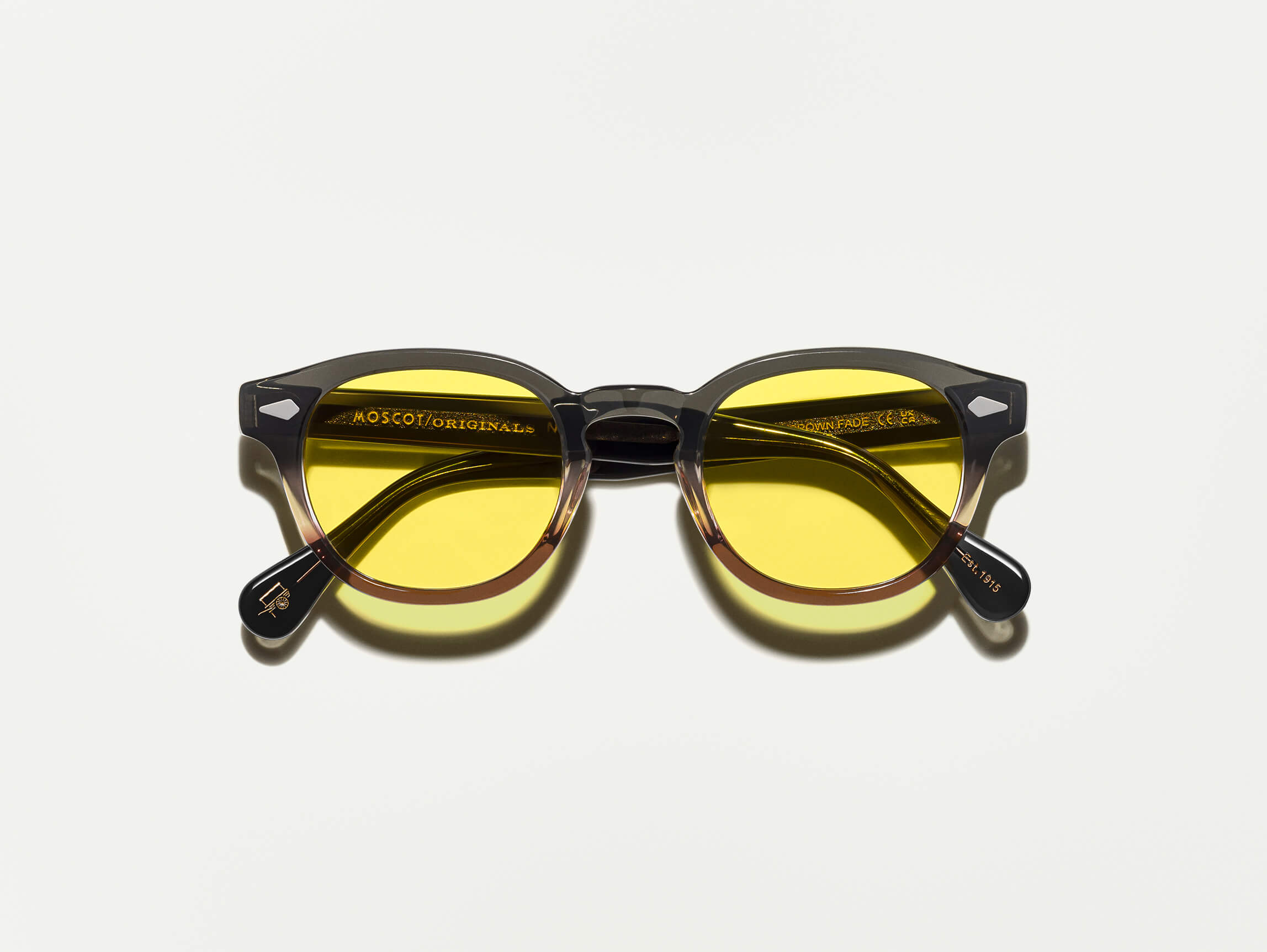 Moscot LEMTOSH MONOCHROME GREY-BROWN FADE