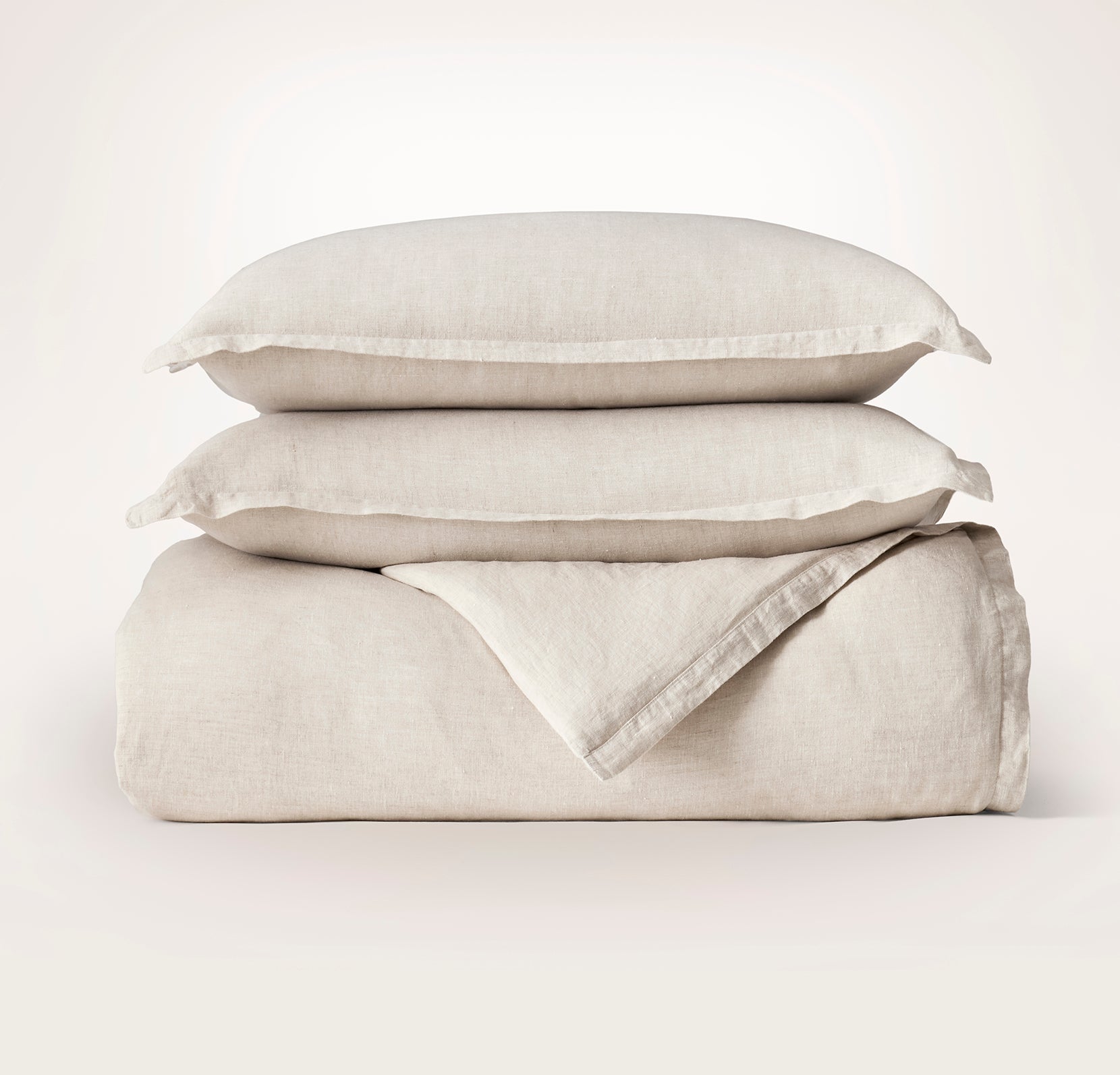 Bollandbranch Linen Duvet Set - Melange Natural