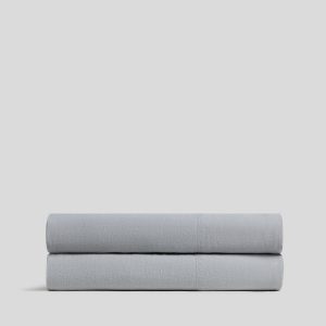 Parachute Linen Fitted Sheet (Sky)