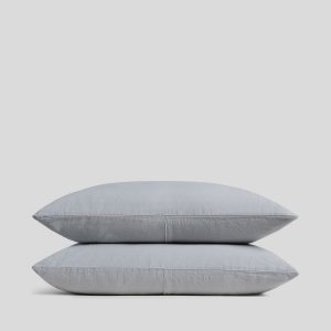 Parachute Linen Pillowcase Set (Sky)