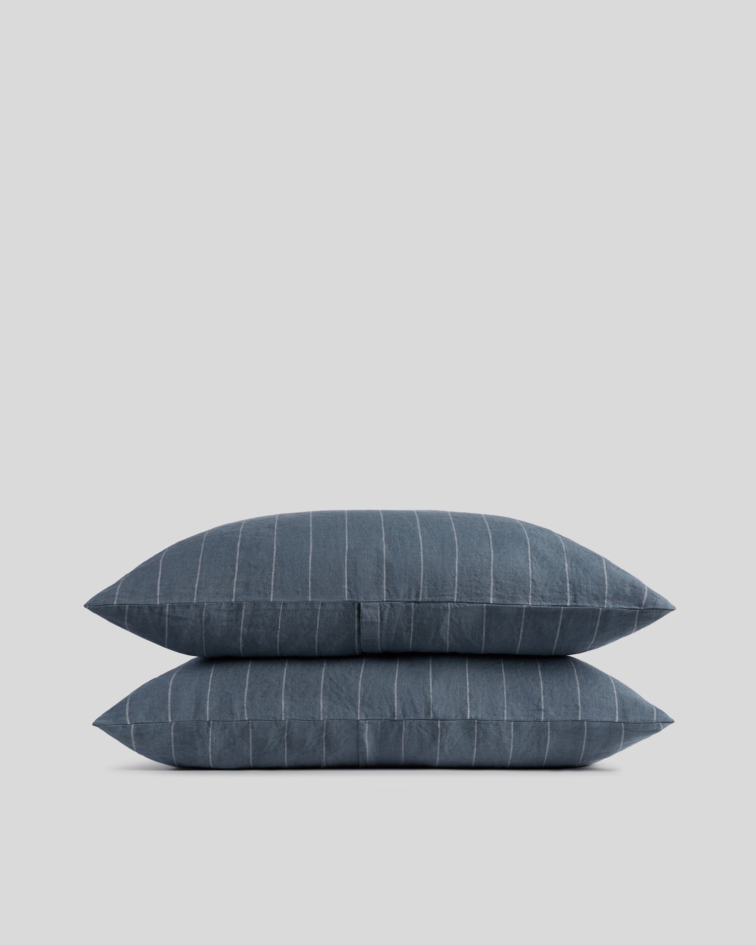 Parachute Linen Pillowcase Set (Dusk Stripe)