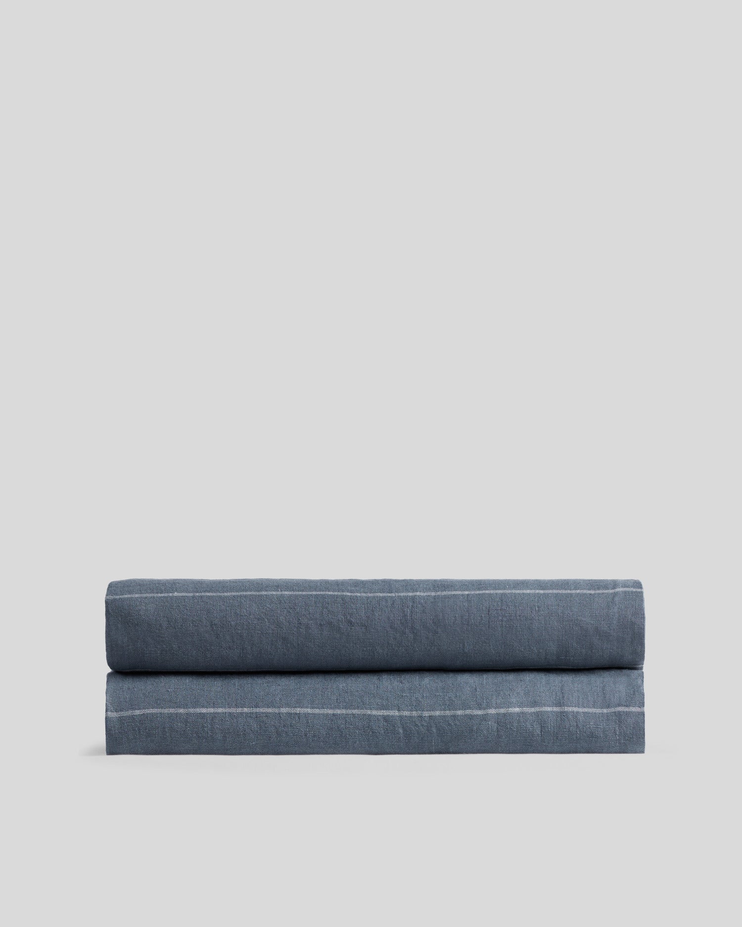 Parachute Linen Fitted Sheet (Dusk Stripe)