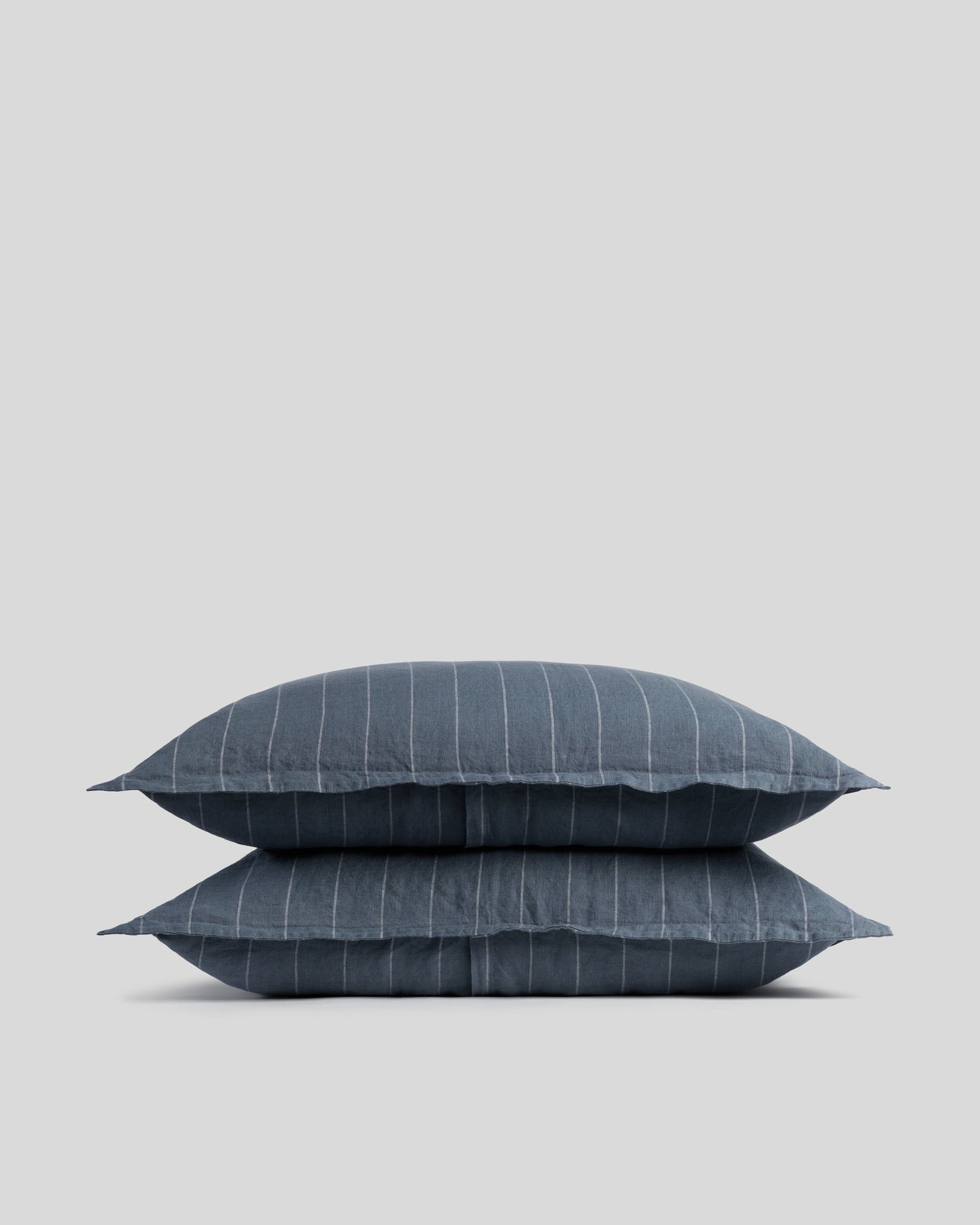 Parachute Linen Sham Set (Dusk Stripe)