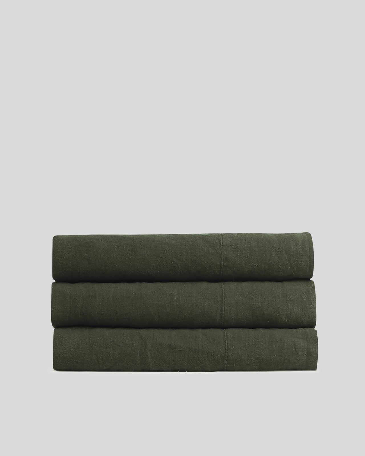 Parachute Linen Top Sheet - Evergreen