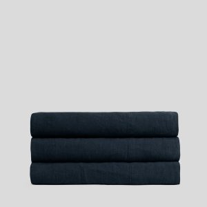 Parachute Linen Top Sheet (Ink)