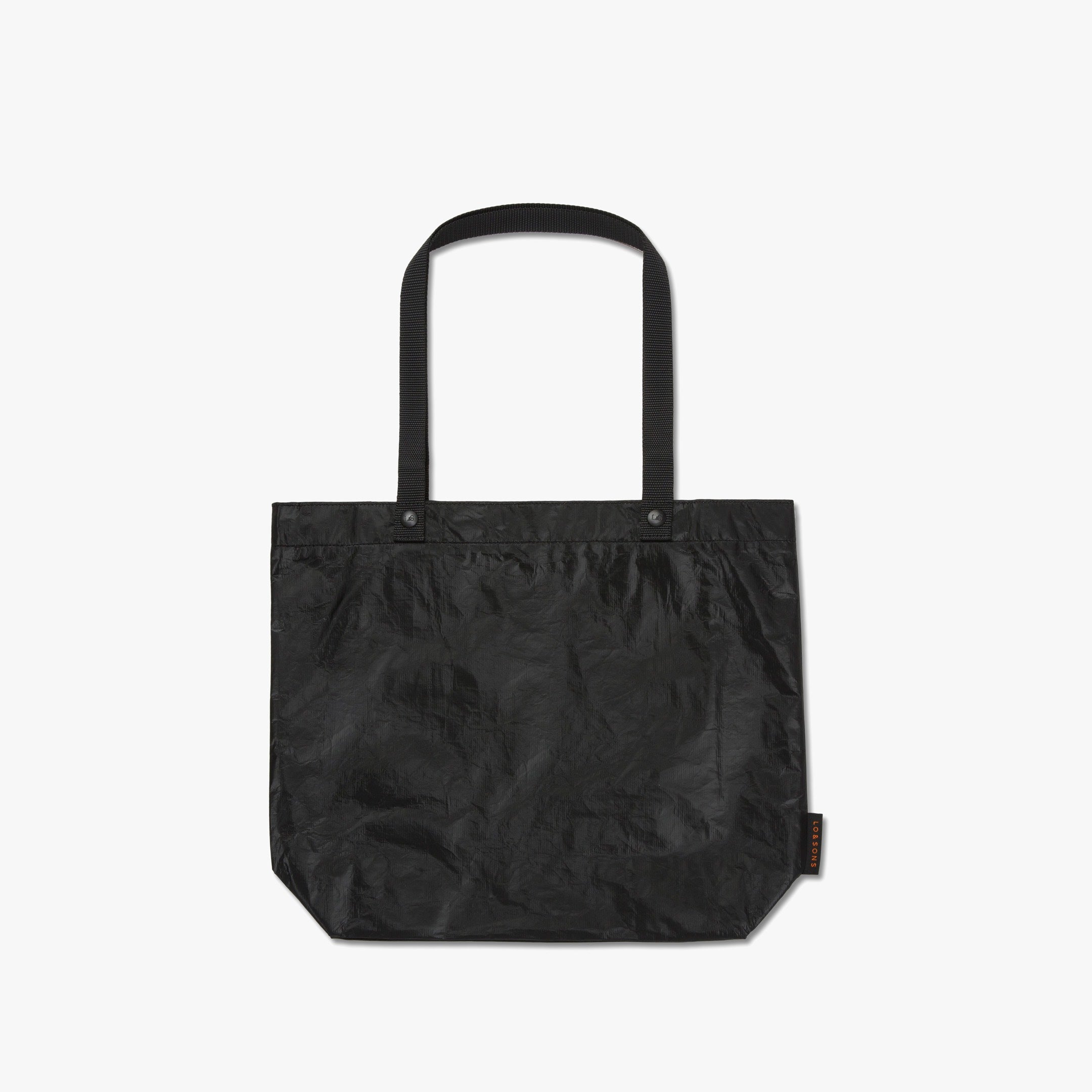Loandsons Del Mar Packable Tote Small - Tyvek - Black