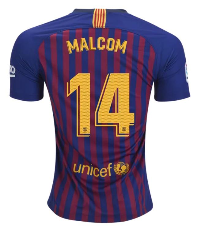 Soccer Jersey Club Malcom FC Barcelona 18/19 Home Jersey