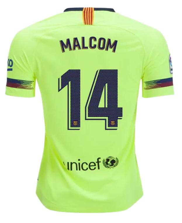 Soccer Jersey Club Malcom Barcelona 18/19 Away Jersey