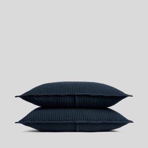 Parachute Matelasse Sham Set (Ink)