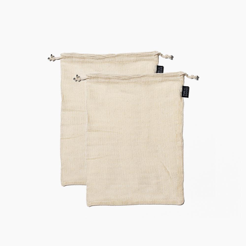 Public Goods Organic Cotton Mesh Produce Bags