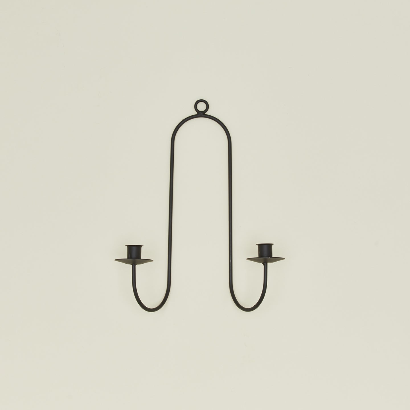 Hawkins New York Double Iron Candle Sconce