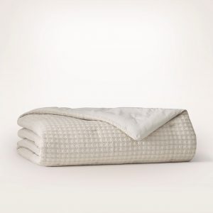 Bollandbranch Mosaic Waffle Comforter - Mist/Cream/Oak