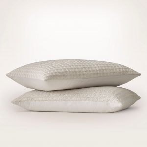 Bollandbranch Mosaic Waffle Comforter Sham Set - Mist/Cream/Oak