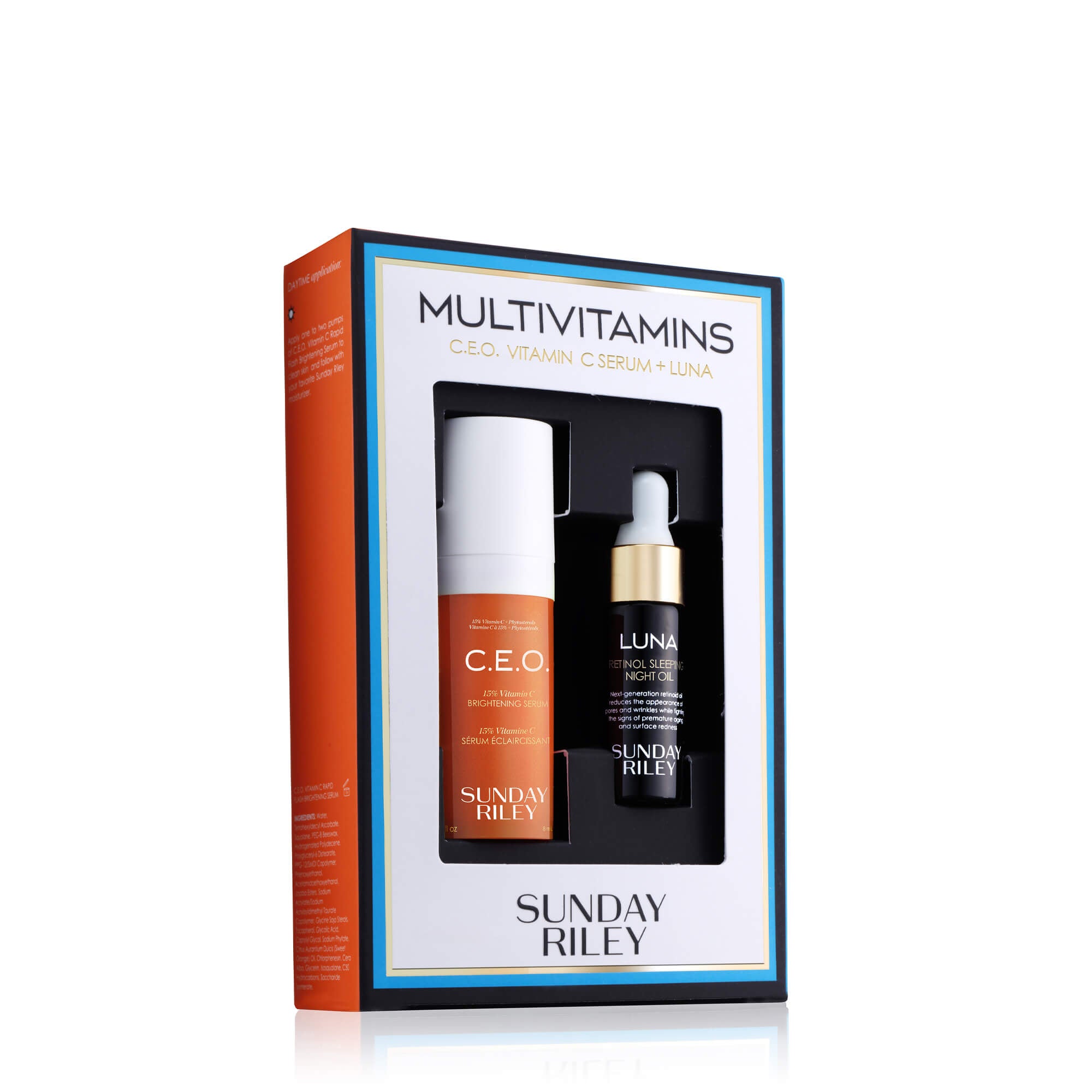 Sunday Riley Multivitamins C.E.O. Vitamin C Serum and Luna Kit