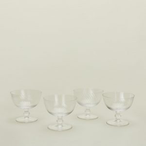 Hawkins New York Optic Coupe, Set of 4 - Clear