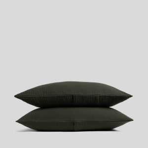 Parachute Organic Cloud Cotton Sham Set (Evergreen)
