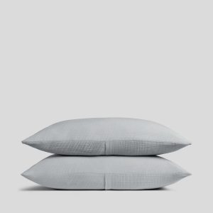 Parachute Organic Cloud Cotton Sham Set (Sky)