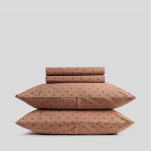 Parachute Overdyed Vintage Print Sheet Set - K/CK Adobe