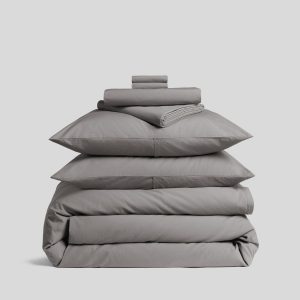 Parachute Percale Bundle - Pebble TW/XL