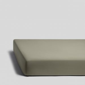 Parachute Percale Crib Sheet (Moss)