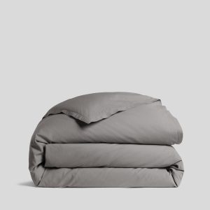 Parachute Percale Duvet Cover (Pebble)